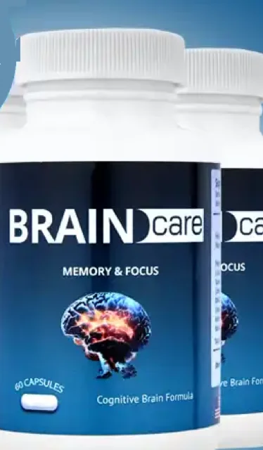 BrainCare bottle, Memory and Focus, Cognitive Brain Formula, 60 capsules, from the seller's materials