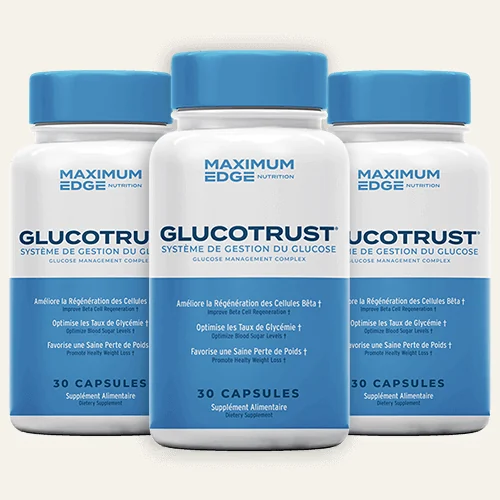 Trois flacons de GlucoTrust
