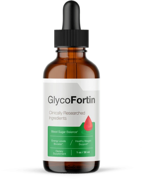 GlycoFortin dropper bottle, the seller's product render