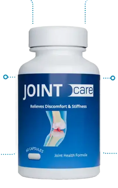 HerbCare Joint Care bottle, Relieves Discomfort and Stiffness, 60 capsules, from the seller's materials