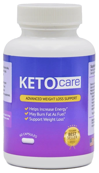 KetoCare bottle, 60 capsules, from the seller's materials