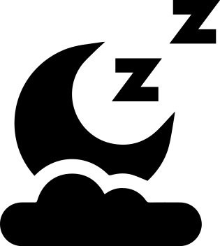 Symbol Schlaf-Monitor
