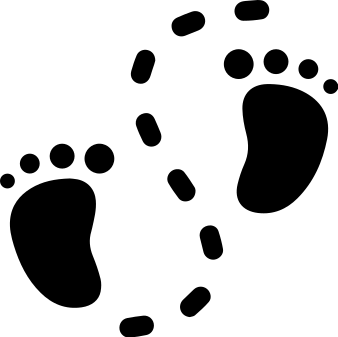 Symbol Schritt Monitor