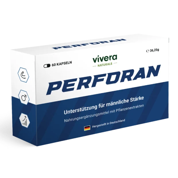 Perforan Kapseln, Verpackung mit 60 Kapseln, Produktfoto des Anbieters