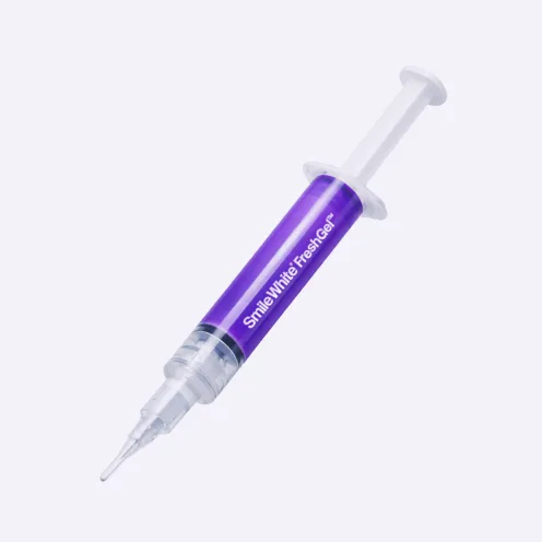 Smile White Fresh Gel whitening syringe, manufacturer's product photo